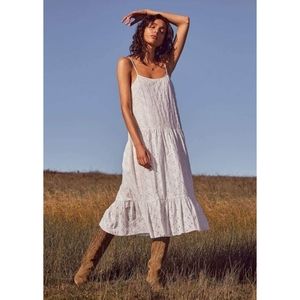 Auguste the Label Alessia  Eyelet Midi White XS